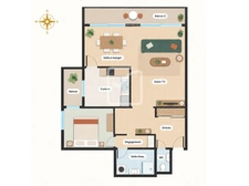 APPARTEMENT 66 M2 VUE LAC A EVIAN 2