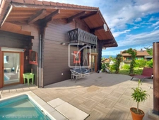 Chalet de 130m2 au calme vue Lac et piscine à Lugrin 3