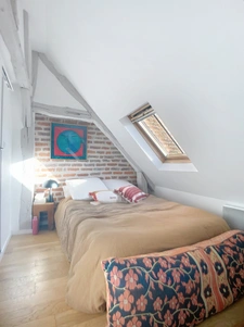 Duplex dernier étage centre-ville.