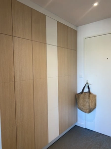 T2 dernier étage, aperçu mer, piscine, garage.