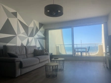 'Les Vagues' T2 rénové, vue mer.