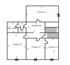 Maison en pierre à rénover avec cour et dépendances 14