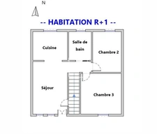 Maison individuelle avec garage sur 415 m2 de terrain 14