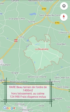  RARE DANS CADRE BUCOLIQUE  BEAU TERRAIN D ENVIRON 1400M2 