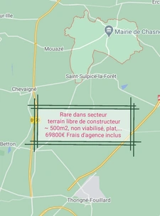 TROP TARD OFFRE ACCEPTEE RARE NOUVEAU TERRAIN HORS LOTISSEME