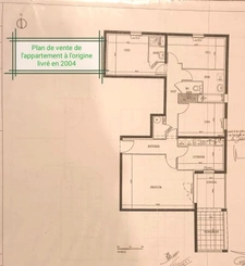 Grand T4 fonctionnel et propre de 87 m2 dans verdure