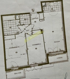 FRANCONVILLE 95130- Appartement 3 pièces lumineux-Proche de  1