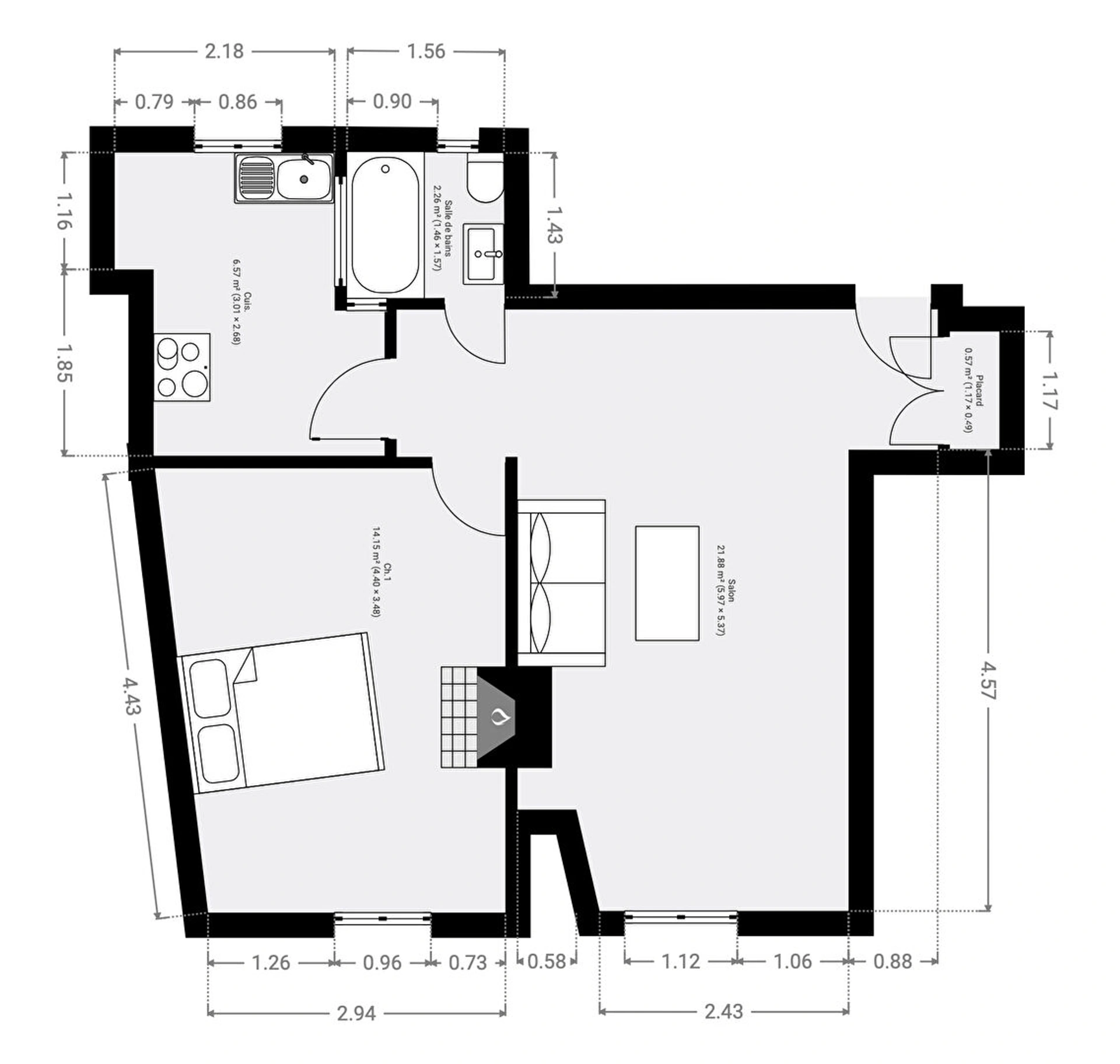 PARIS 18 - RUE CAULAINCOURT 17