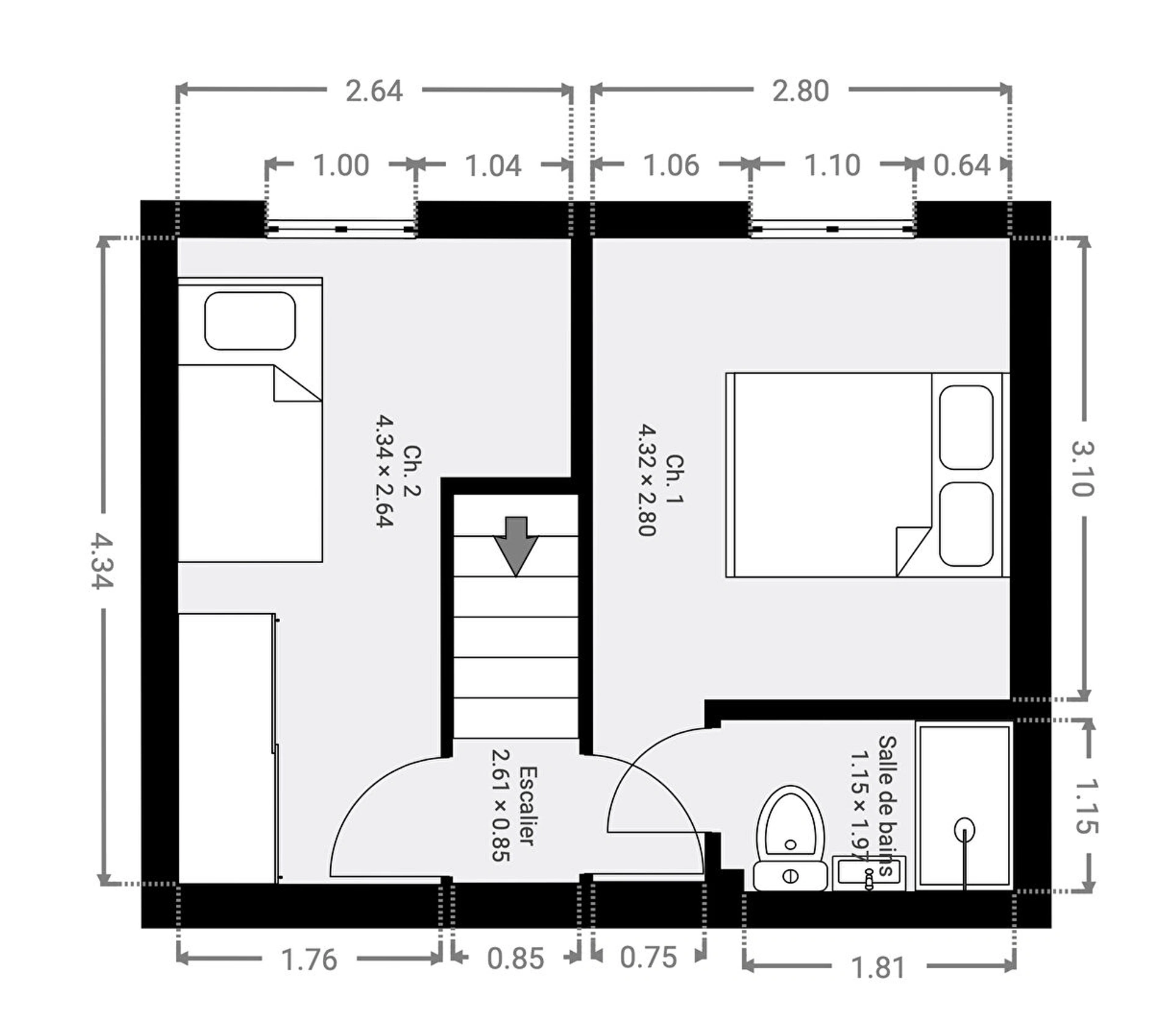 Appartement atypique et lumineux de 94 m² esprit maison au coeur de Pantin 18