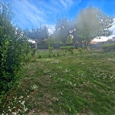Terrain constructible arboré d env 1000m2,