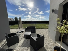 Maison contemporaine, plain-pied complet