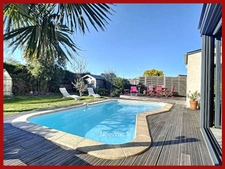 Maison 5 chambres, piscine, ss-sol complet