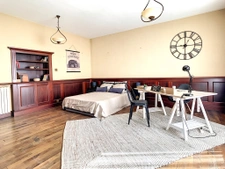  Maison pierres et ardoises, terrasse et jardin vue mer