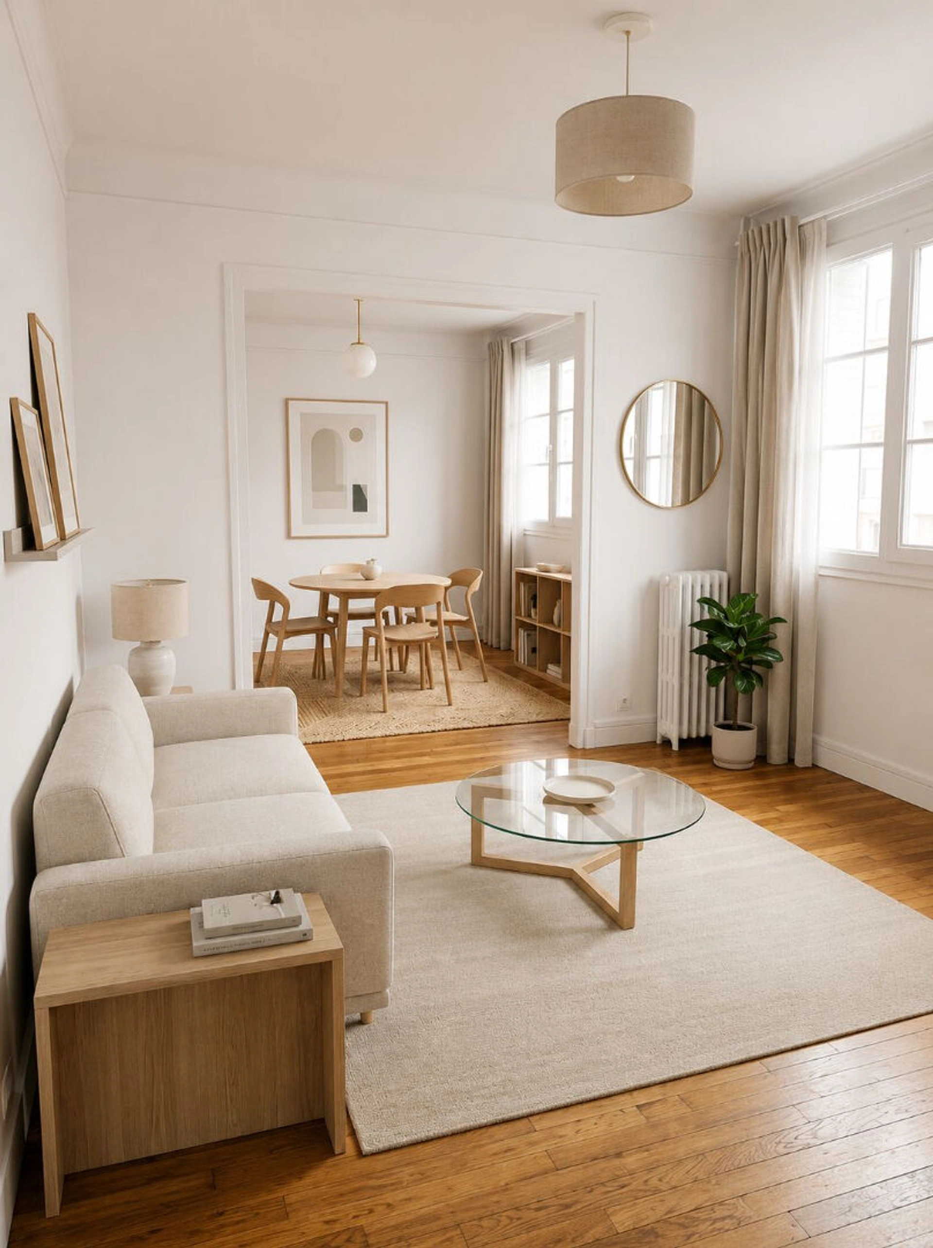 Clichy - Mairie Appartement 3 pièces baigné de lumière 1