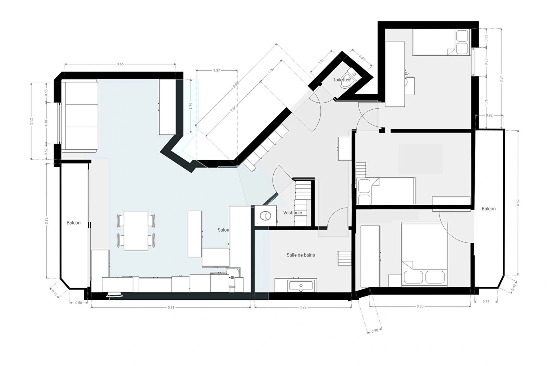 Levallois - Chaptal - Magnifique appartement familial 18