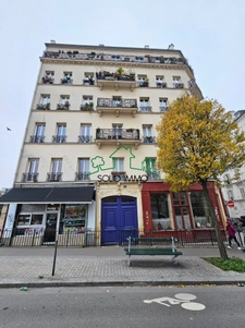 Studio avec mezzanine et cour privative proche métro Marx Do