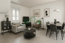 Maison de campagne avec beau terrain