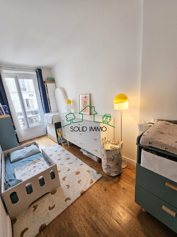 3 pièces de 62.6 m2 lumineux -- Secteur Goncourt Paris 10