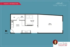 T1 bis de 38 m2 Graslin Place Royale