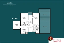 Maison de 190m2 en impasse Perverie / Loquidy 5 chambres pos