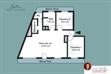 Quartier Hauts-Pavés, St Pasquier, 3 pièces avec cave et box