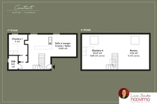 Talensac appartement 3 pièces 2 chambres avec cave et statio