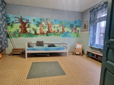 plain pied 2ch, travaux, dependance et terrain bourg