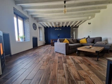 longère rénovée 2ch, combles de 70m2 a faire, dépendances