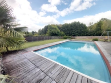  6CH, grand terrain, piscine, garages