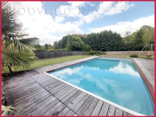  6CH, grand terrain, piscine, garages
