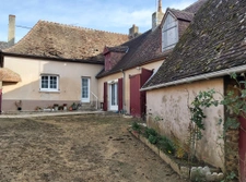 ancien, charme, grand jardin, bourg