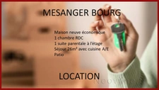LOCATION 2 chambres MESANGER BOURG