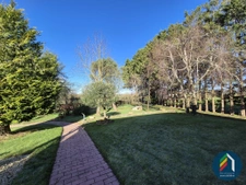 Maison sur sous-sol avec grand terrain arboré