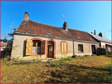  Maison de bourg 77 m2 à restaurer plain-pied. Terrain 865 m