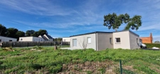 Contemporaine de plain pied 105m2, 3 chambres, terrain de  6