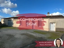 Maison ancienne à rénover avec grand garage et belle dépenda