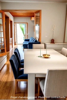 Mancelle 2 chambres et 1 bureau