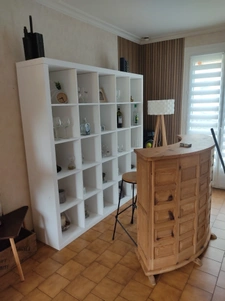plain pied de 2 chambres et 1 bureau
