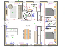 Maison en location pour petite famille à Savigné-L'Évêque