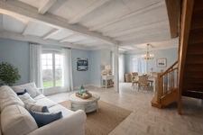 Maison d'architecte 5 chambres avec jardin clos, garage et b