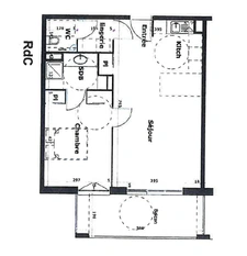 Appartement 2 pièces   50 m2   Pau