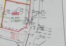 terrain constructible de 583 m2