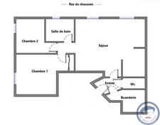 Quimper Centre Bel Appartement de 62 m2 
