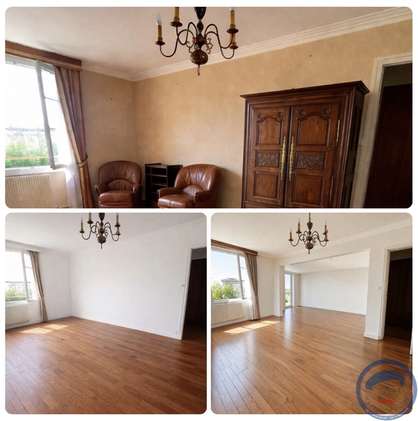 Quimper Appartement 79 m2 avec cave et garage centre ville 