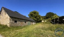  Locronan maison en pierre  + terrain constructible 