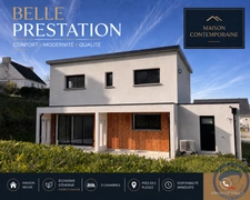 Belle maison  contemporaine neuve 3 chambres - jardin - Plon