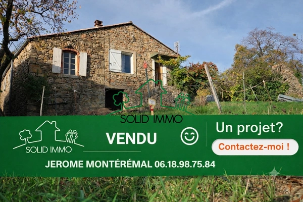 Authentique maison ardéchoise avec vue sublime et grand pote
