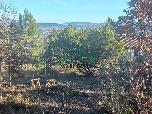 Très beau terrain arboré d'environ 2000m2 dont 810m2 constru