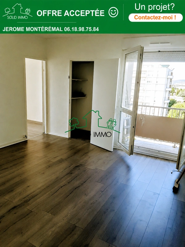 Montélimar   T4 lumineux de 70 m2 avec vue + ascenseur   Qua