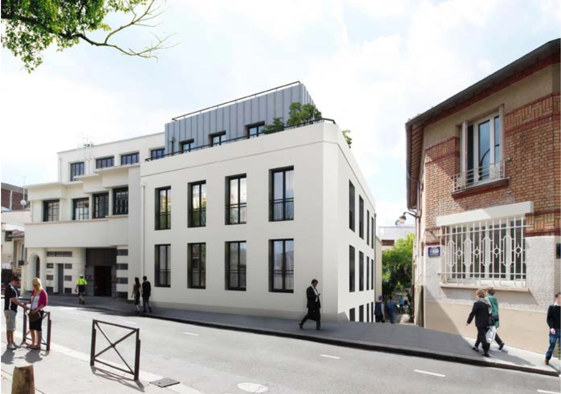 Terrain à batir de 150 m2 pour contruction immeuble  Paris 20e 1